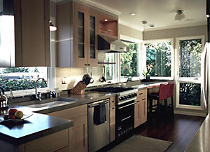 Kahn-Hallock Kitchen after